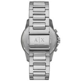 Armani Exchange Men’s Quartz Silver Stainless Steel Grey Dial 44mm Watch AX7141